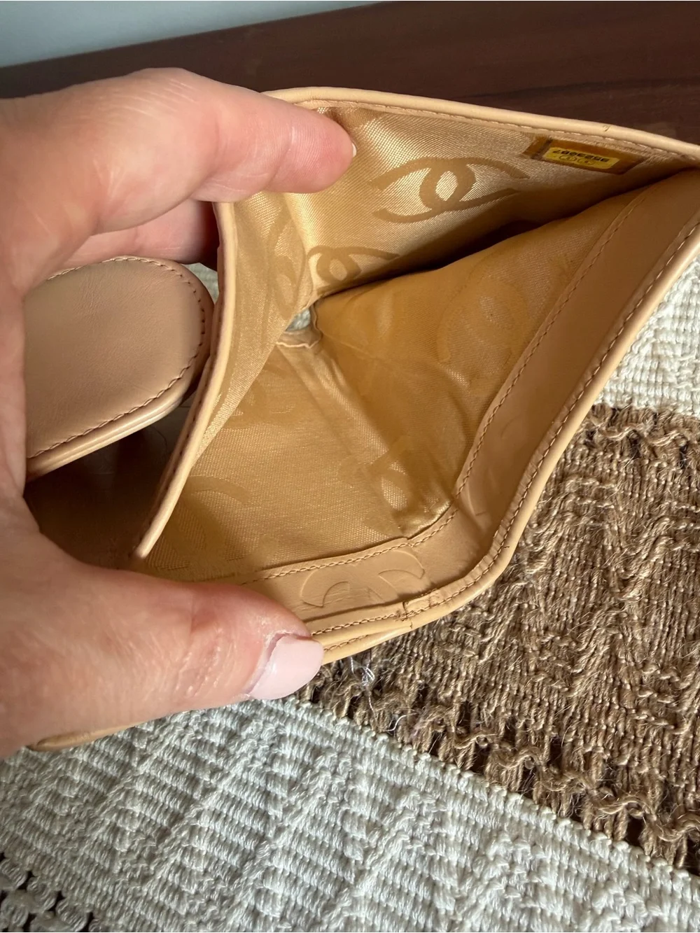 Vintage 2004 Chanel Quilted Lambskin Cambon Wallet